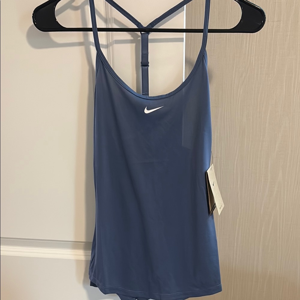 Nike Blue Backless Sleeveless Tank Top
